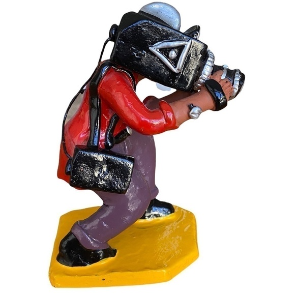 RARE FIND Vintage -Work of the Popular Artist Mestre Luiz Antônio - TV cameraman - Picture 4 of 11